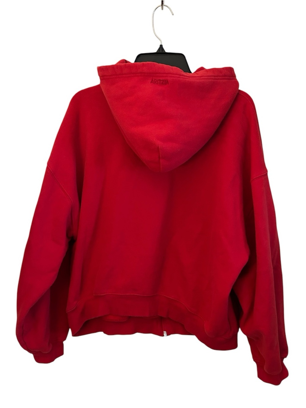 Aritzia Red Full-Zip Hoodie - Picture 3 of 4